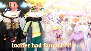 ‼️LUCI HAD FANGIRLS‼️//obey me//ft:satan and luci//💚💙