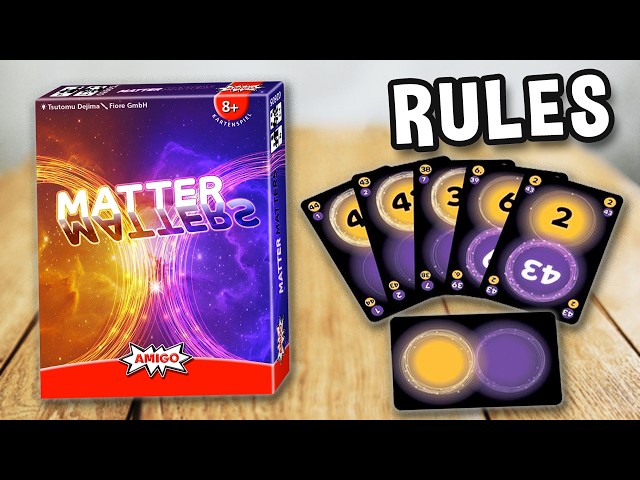 How to play MATTER MATTERS (MILKURO) - (official rules, instructions and gameplay) | Spielregeln TV
