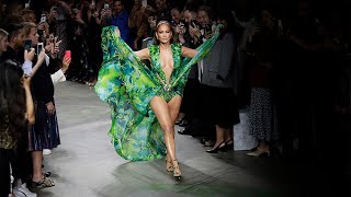 Jennifer Lopez dons reimagined version of iconic green Grammy dress