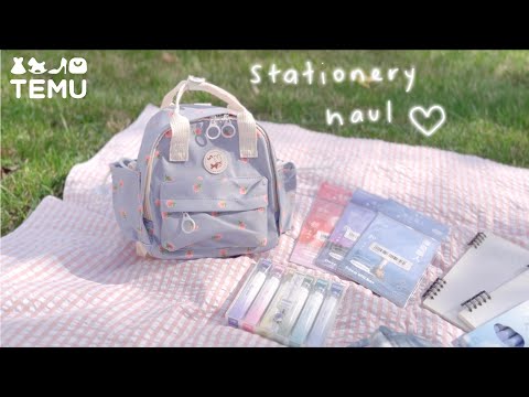 🌸TEMU stationery haul🌸