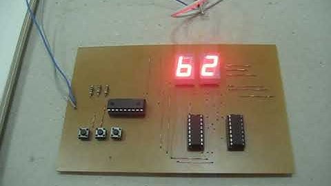 PIC16F628A İLE 0-99 SAYICI DEVRESİ