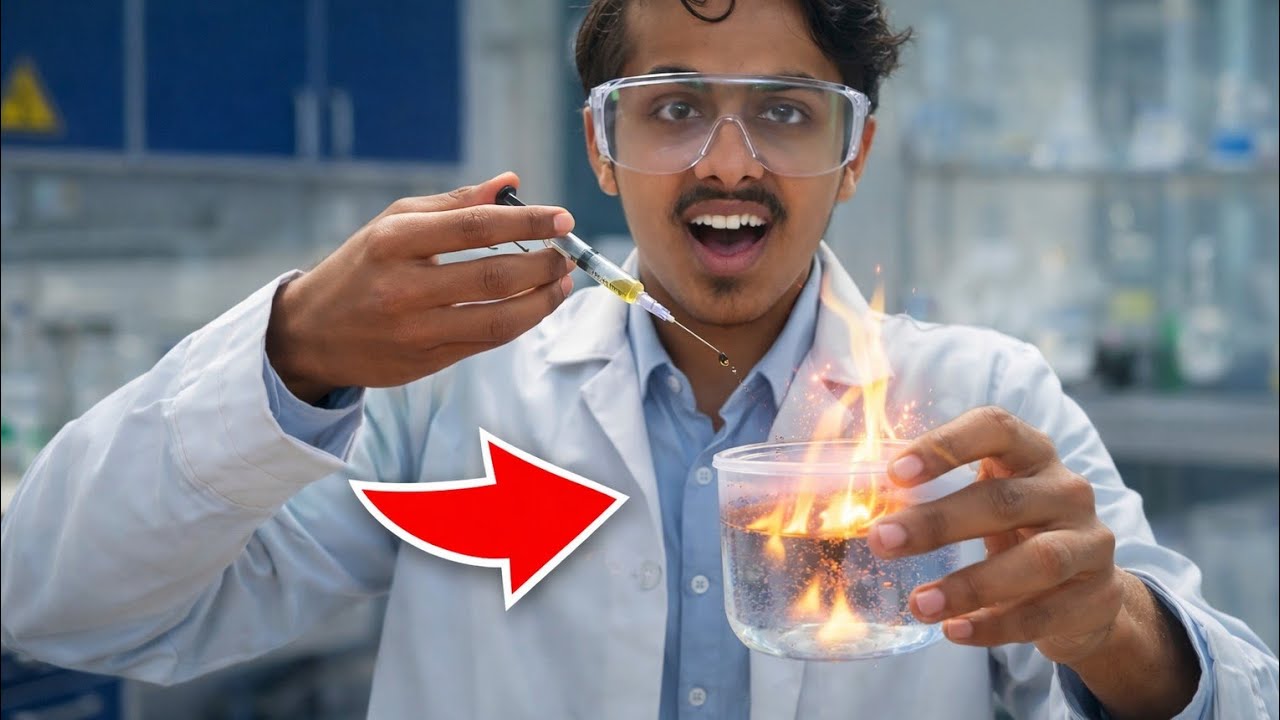 Paani Me Fire?! 😳 Ye Science Experiment Dekh Ke Dimaag Hil Gaya | Shocking Result🧪 