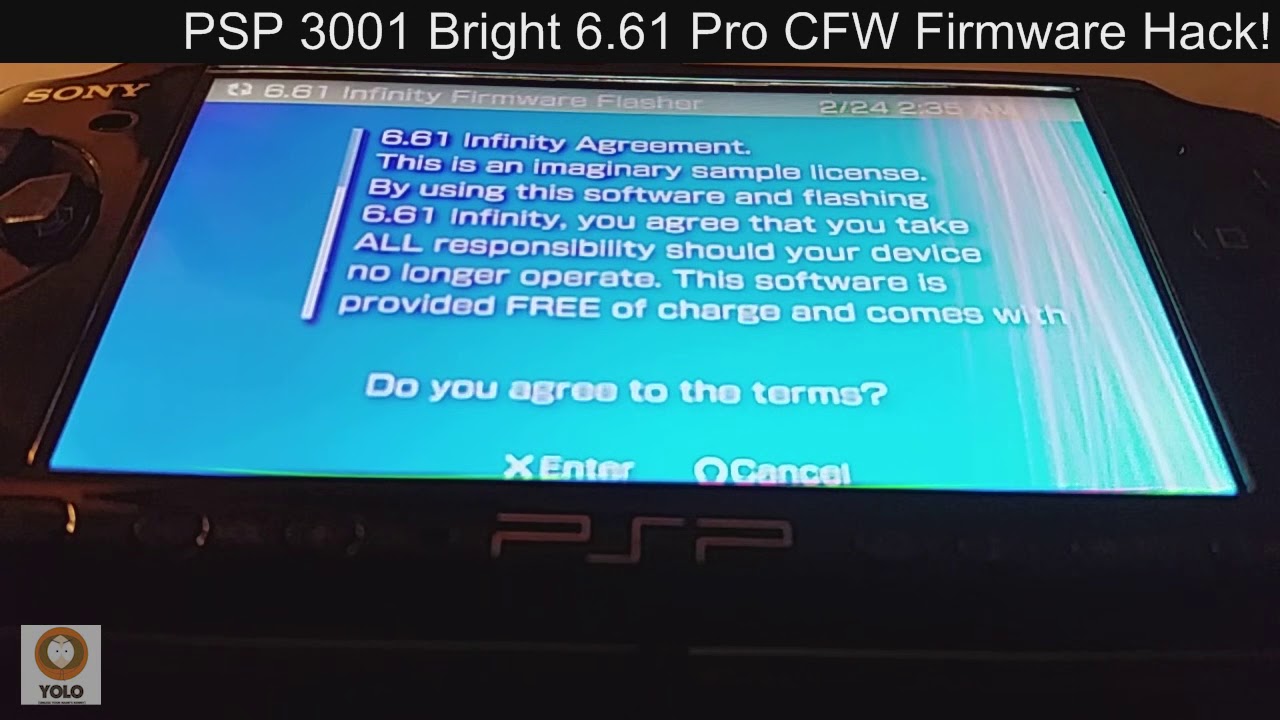 PSP 3001 Timelapse Pro CFW 6.61( OS modification - Speed up )