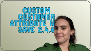 Magento: Custom customer attribute not save 2.4.6