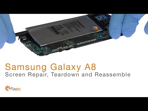 Samsung Galaxy A8 Screen Repair, Teardown And Reassemble