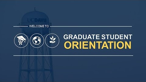 Graduate Student Orientation 2020