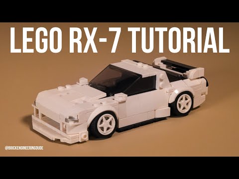 How to make LEGO Mazda RX-7 FD Speed Champions MOC Tutorial