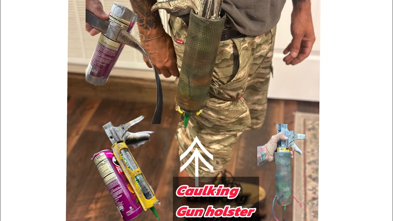 Your Gun HOW TO KEEP YOUR CAULKING GUN SECURE (HOLSTER)#ideas #how #diy # ...