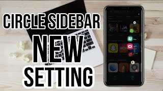 circle sidebar》|new app《|setting|MR xsathsara@ screenshot 2