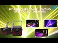 High power 5w rgb laser stage lighting effect ilda wedding party dj lights