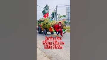 Đám cưới độc lạ : Rước dâu bằng dàn xe liên hoàn đẹp mê #wedding #damcuoi #phongsucuoi #trending