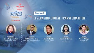 Session II : Leveraging Digital Transformation | Kantipur Conclave 2022 | Day 01 - LIVE screenshot 2