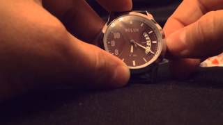 (BOLUN)Synthetic Leather Band Quartz Watch with Date for Boys Man Gentleman WMN-65606