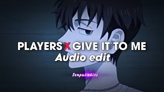 Coi leray X timbaland 《Players X Give it to me》『edit audio』 Resimi