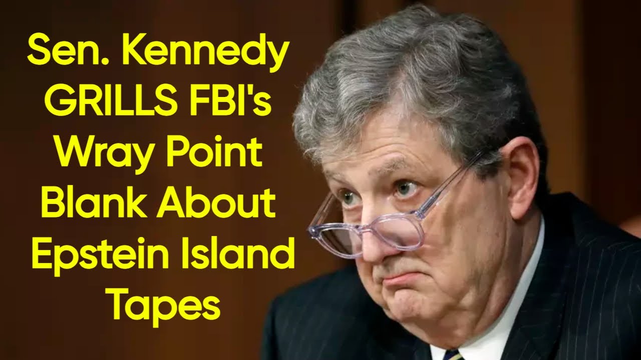 BREAKING Sen Kennedy GRILLS FBI s Wray Point Blank About Epstein Breaking sen kennedy grills fbi s wray point blank about epstein