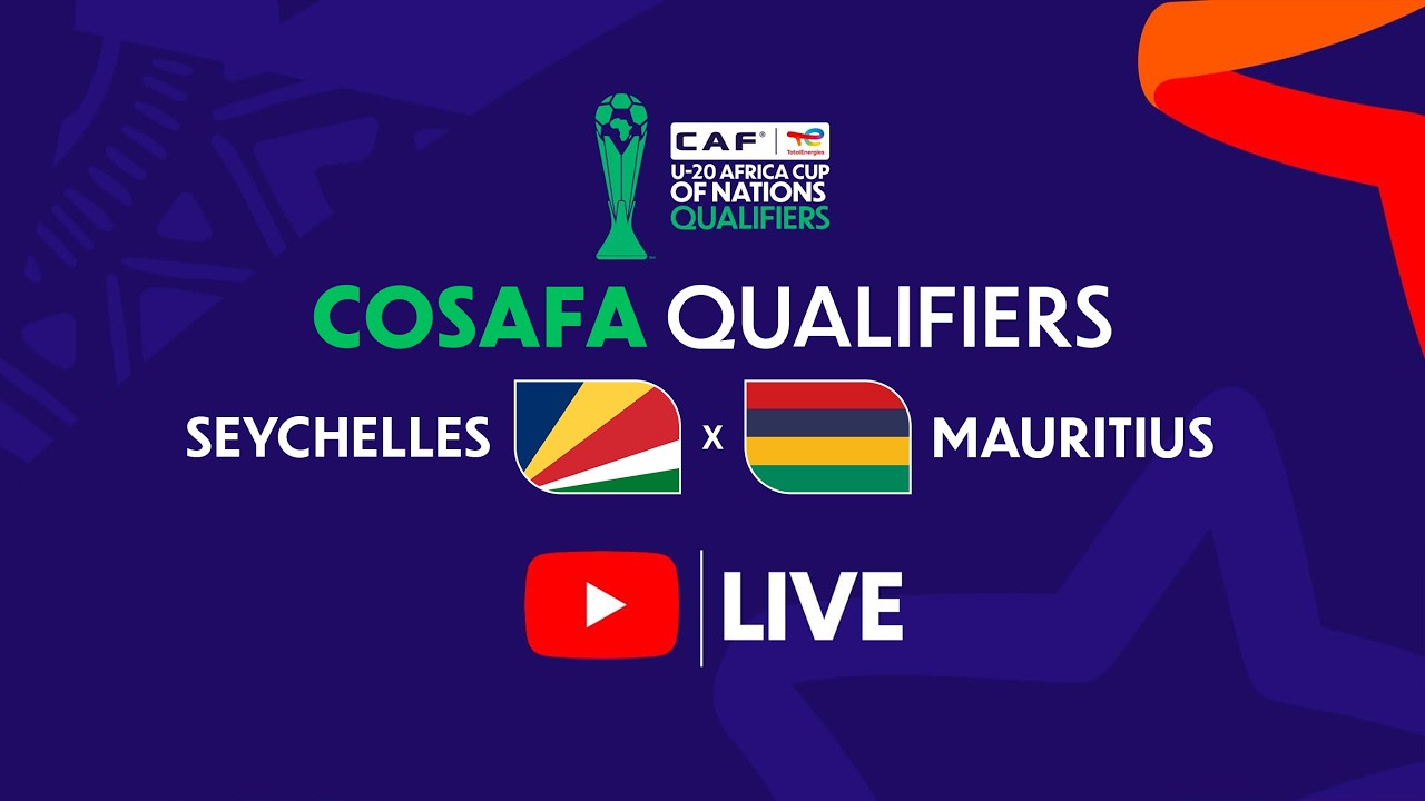 Seychelles vs Mauritius | #TotalEnergiesAFCONU20 COSAFA Qualifiers