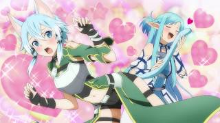 Sinon Tail Grab Accel World Vs. Sword Art Online