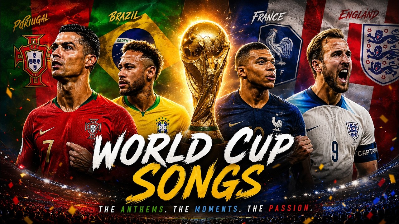FIFA World Cup 2026 Songs Compilation ⚽ | Portugal | Brazil | France | England 🎵🔥
