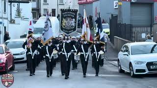 Dungannon Volunteer flute band @ Moyrourkan True Blues 50th Anniversary Reformation parade 2026