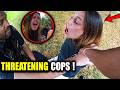 Delusional Woman Claims "Boss Man" Will Fire Cops for Arresting Her