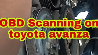 OBD Scanning on Toyota Avanza code P0001 fuel Volume control
