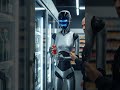 Robots gets caught by a store cop #DreamScreenAI #fypfunny #fyppp