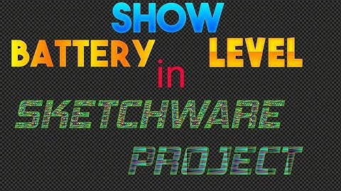 How to get/toast battery level in SketchWare
