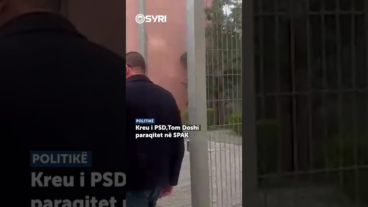 Kreu i PSD, Tom Doshi paraqitet në SPAK