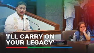 As Cynthia Villar Exits Senate, Son Mark Vows To Continue Her Legacy In Tribute Speech