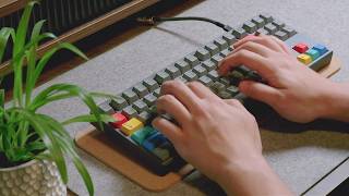 Monokei x Hand Engineering Kage Typing Sounds | Cream Switches | Polycarbonate Plate