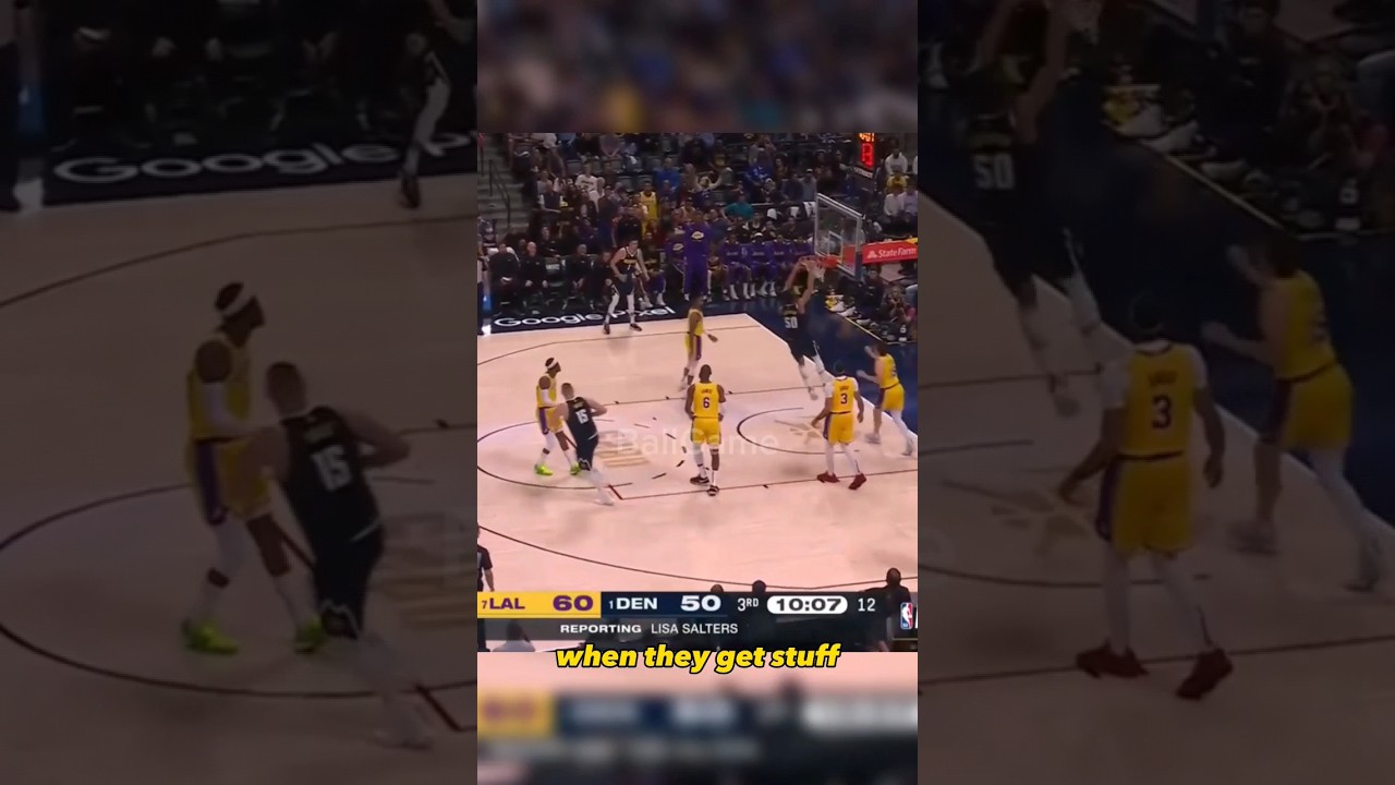 Denver Nuggets Highlights against LA Lakers NBA shortsfeed YouTube