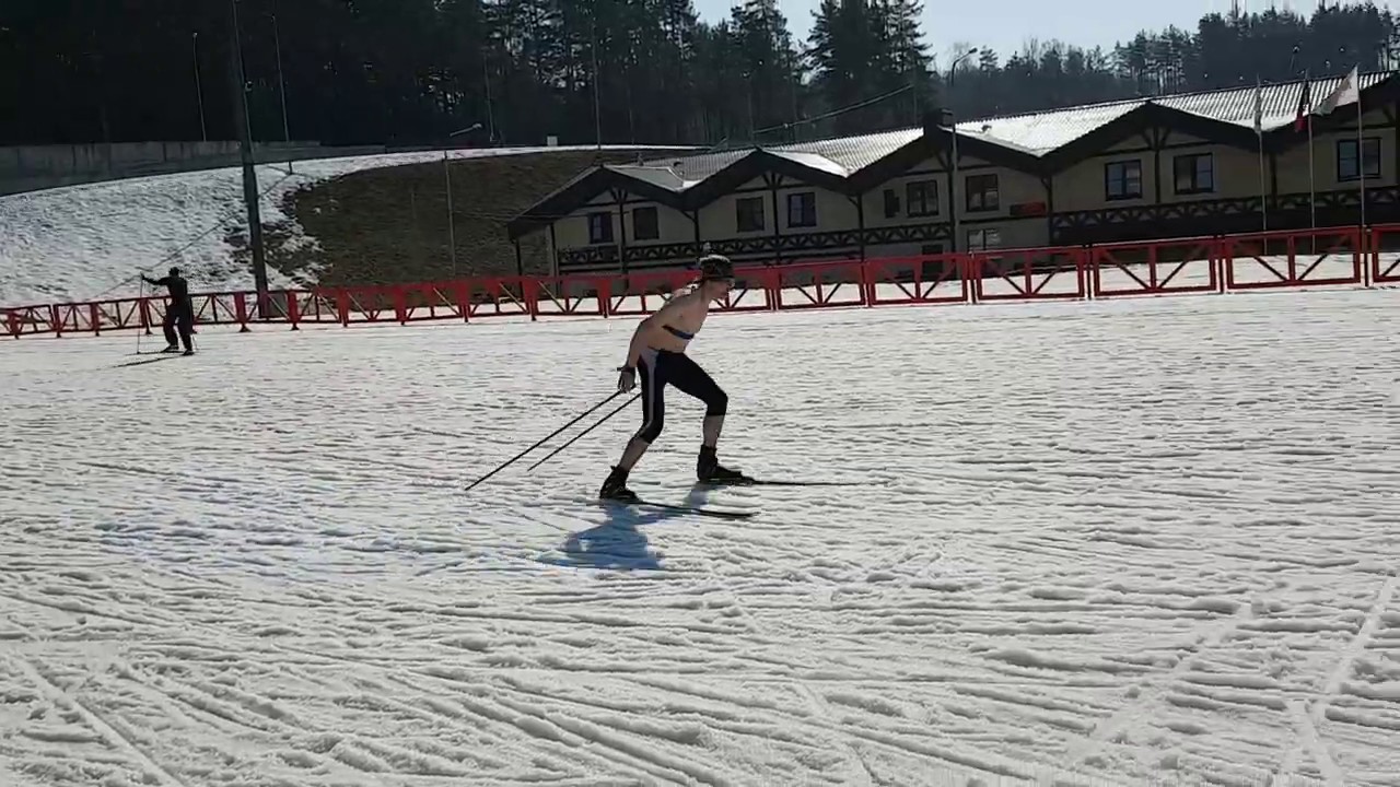 April'19 - sunny ski skating, Saint-Petersburg