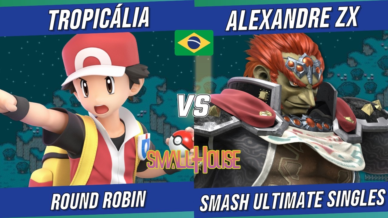 SMALL HOUSE #20 - tropicália (Pokémon Trainer) vs. AlexandreZx (Wolf, Ganondorf) - SSBU BRASIL
