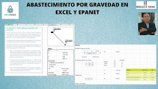 ABASTECIMIENTO A GRAVEDAD EN EXCEL Y EPANET