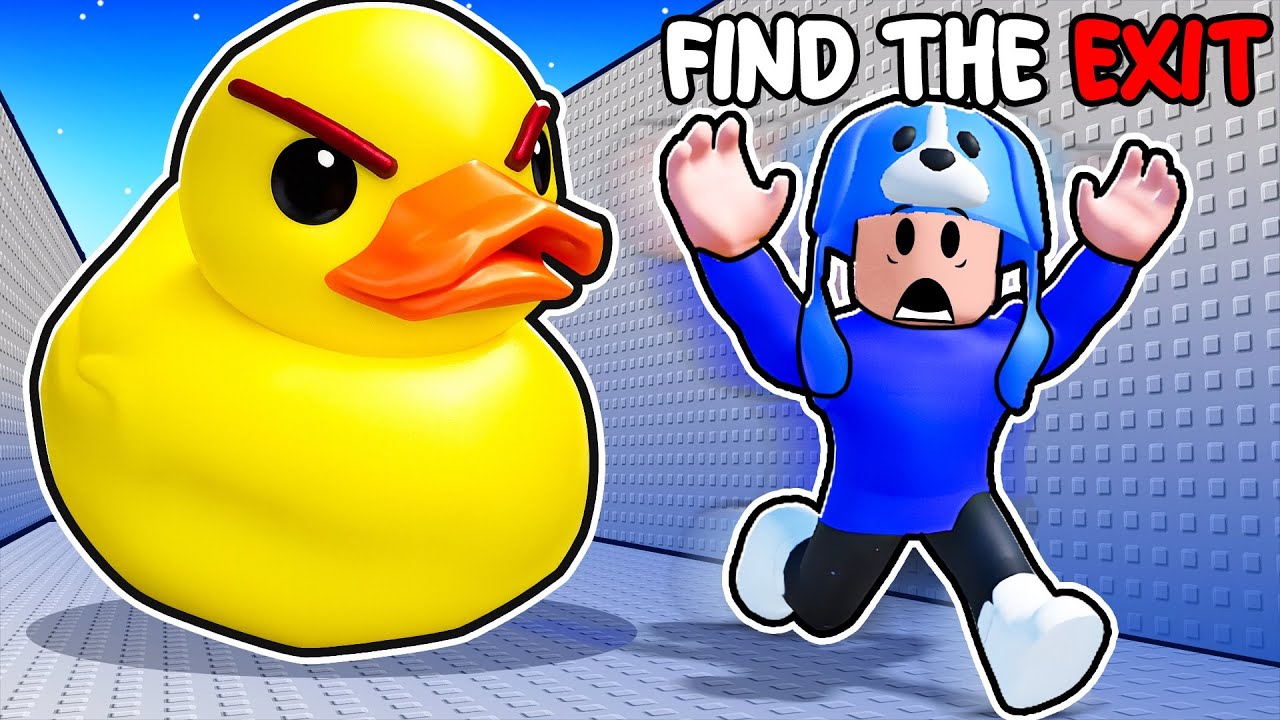 Roblox ESCAPE Running DUCK...