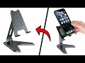 How to Make a foldable mobile Stand || Smartphone Holder