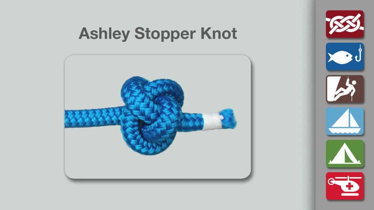 Ashley Stopper Knot  How to Tie the Ashley Stopper Knot 