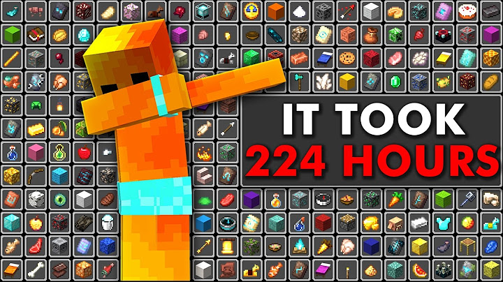I Completed All 6,280 Minecraft Statistics