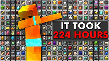 Completing All 6,280 Minecraft Statistics