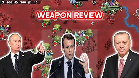 WEAPON REVIEW | World Conqueror 4 Mod | The Nuclear War 1.3