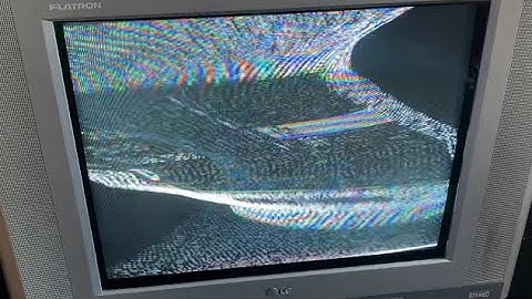 Degaussing LG Flartron CRT TV