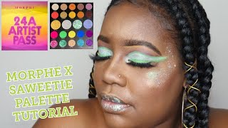 MORPHE x SAWEETIE COLLECTION 💜 24A ARTIST PASS PALETTE TUTORIAL