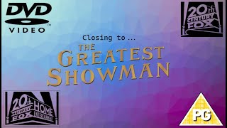 Closing To The Greatest Showman 2018 Uk Dvd