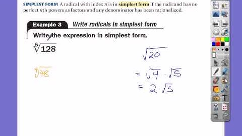 ALG2 CH6.2 Part1 (Properties of Rational Exponents)