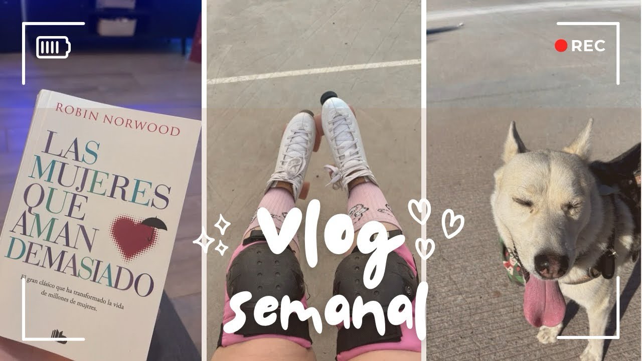 Vlog de una semana realista  | cambio de hábitos | lectura | comida saludable 