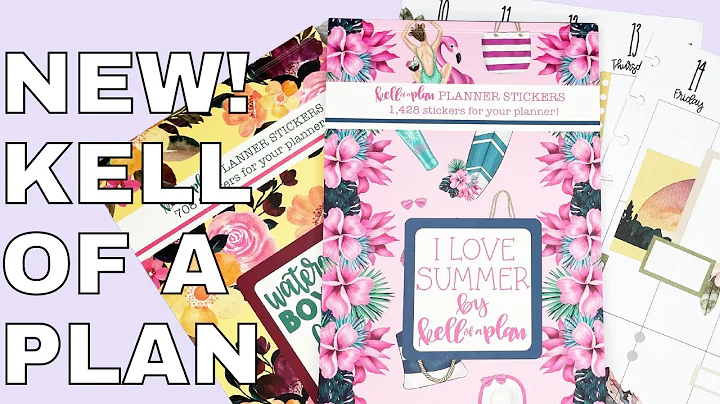 NEW Kell of a Plan Sticker Books! | I Love Summer & Watercolor Boxes & Florals - DayDayNews