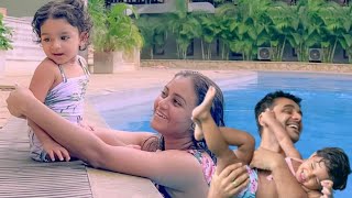 සතුටු පවුල බලන්න එන්න||  baby saranya|| සාරන්‍යා|| saranga dinakshi