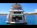 HOW WE DOCK A SUPER YACHT TO A ROCK (Captain's Vlog 159)