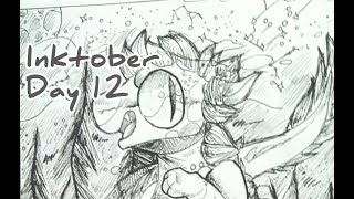 Inktober 2019 Day 12 Art: Dragon