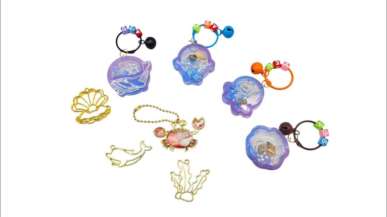海洋搖搖材料包  Sea Friends Shaker Charm Kit 縮圖